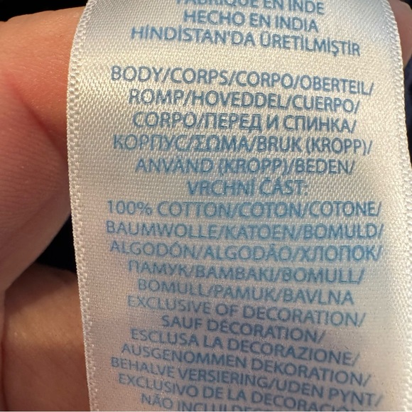 Ralph Lauren Baby Boy LOT OF 2 Rompers Navy L/S Salmon S/S W/ Collar NEW Sz 6 Mo - Picture 9 of 14